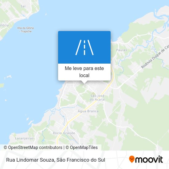 Rua Lindomar Souza mapa