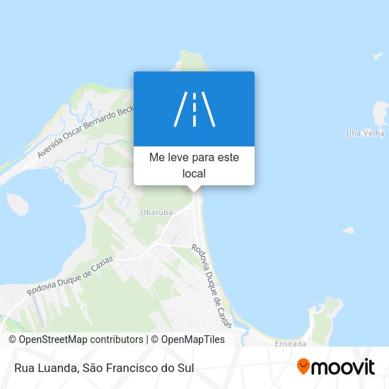 Rua Luanda mapa
