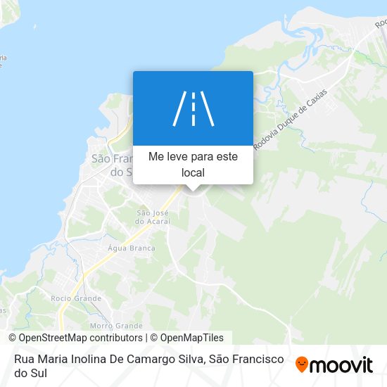 Rua Maria Inolina De Camargo Silva mapa