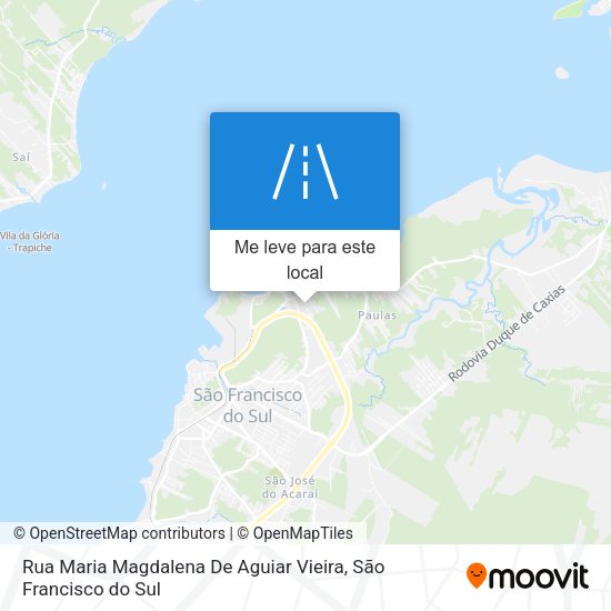 Rua Maria Magdalena De Aguiar Vieira mapa