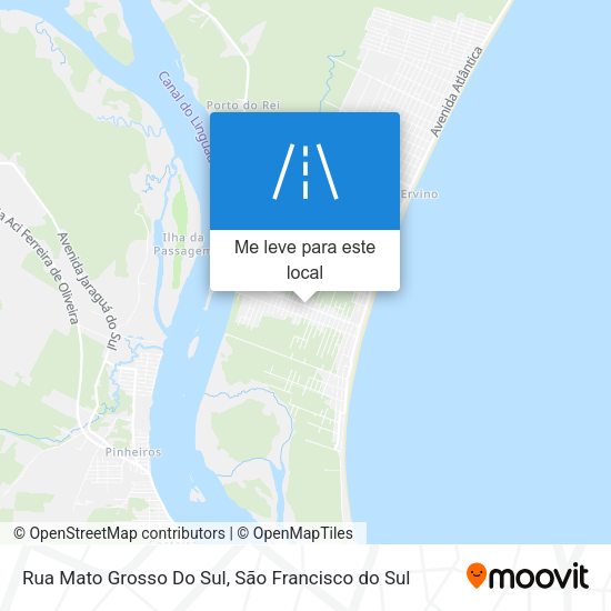 Rua Mato Grosso Do Sul mapa