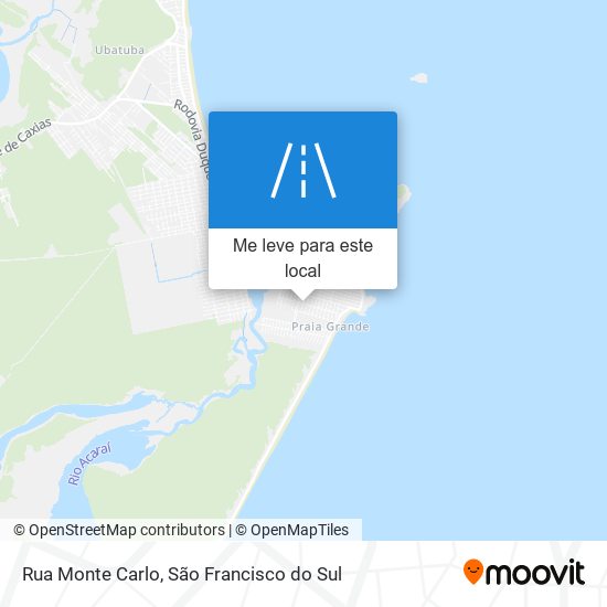 Rua Monte Carlo mapa