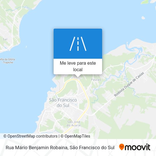 Rua Mário Benjamin Robaina mapa