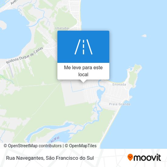 Rua Navegantes mapa