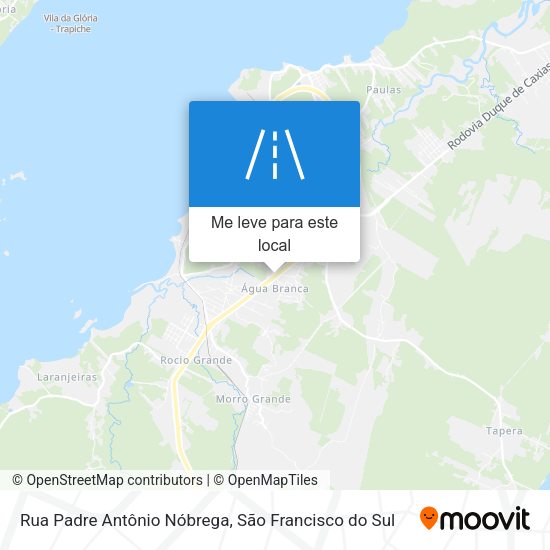 Rua Padre Antônio Nóbrega mapa
