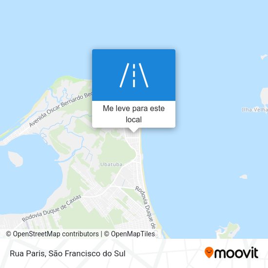 Rua Paris mapa