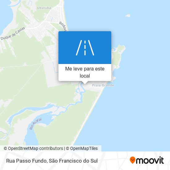 Rua Passo Fundo mapa