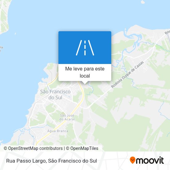 Rua Passo Largo mapa