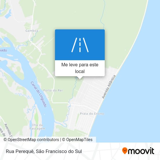 Rua Perequê mapa