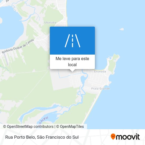 Rua Porto Belo mapa