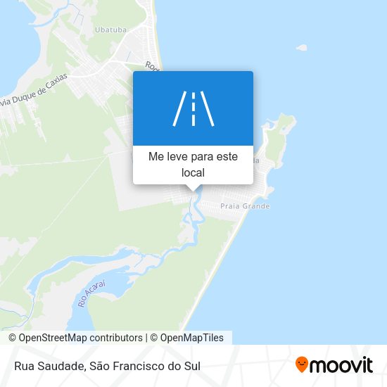 Rua Saudade mapa