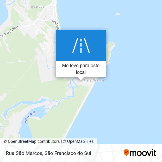 Rua São Marcos mapa