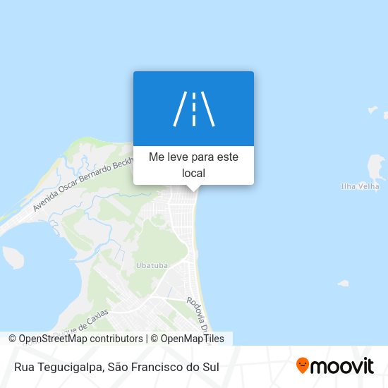 Rua Tegucigalpa mapa