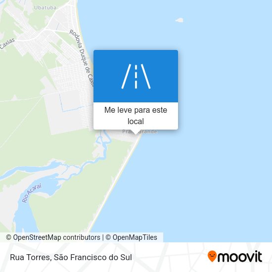 Rua Torres mapa