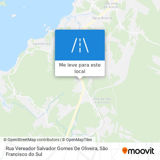 Rua Vereador Salvador Gomes De Oliveira mapa