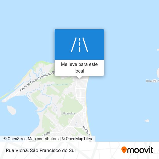 Rua Viena mapa
