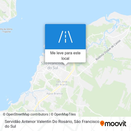 Servidão Antenor Valentin Do Rosário mapa