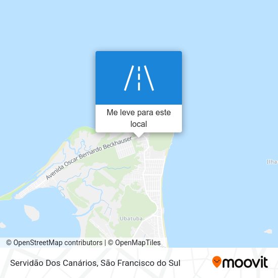 Servidão Dos Canários mapa