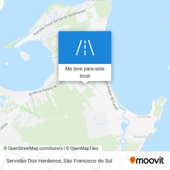 Servidão Dos Herdeiros mapa