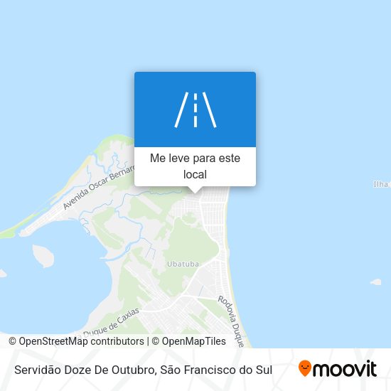 Servidão Doze De Outubro mapa