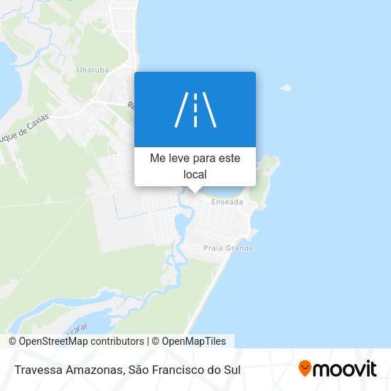 Travessa Amazonas mapa