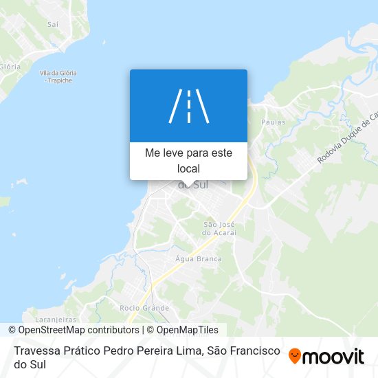 Travessa Prático Pedro Pereira Lima mapa