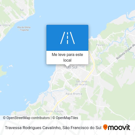Travessa Rodrigues Cavalinho mapa