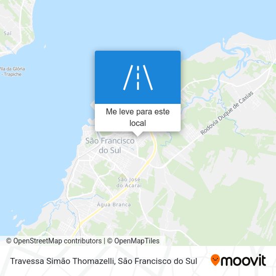 Travessa Simão Thomazelli mapa