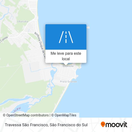 Travessa São Francisco mapa