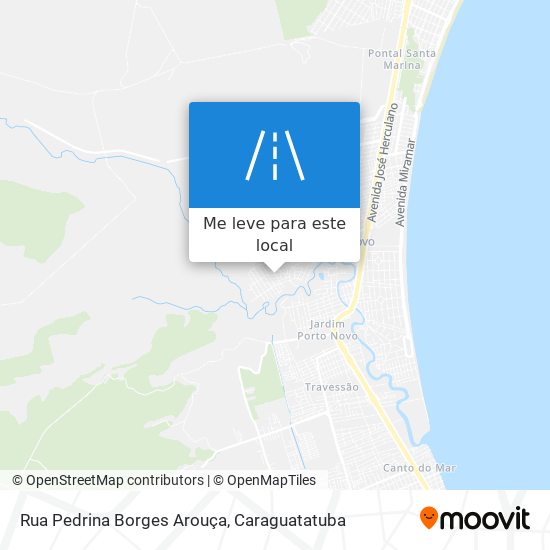 Rua Pedrina Borges Arouça mapa