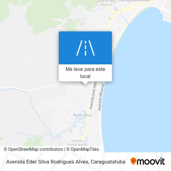Avenida Eder Silva Rodrigues Alves mapa
