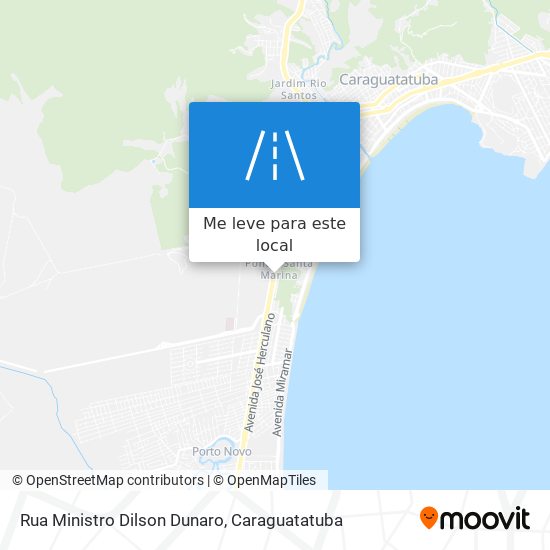 Rua Ministro Dilson Dunaro mapa