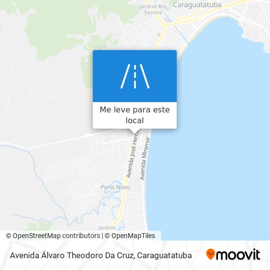 Avenida Álvaro Theodoro Da Cruz mapa