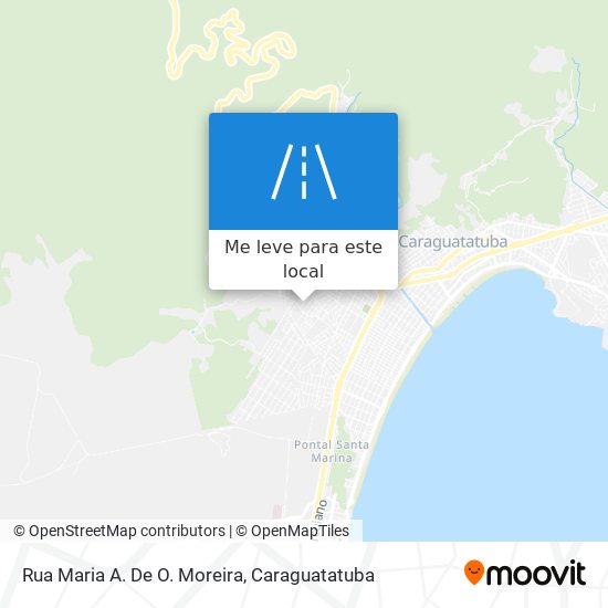 Rua Maria A. De O. Moreira mapa