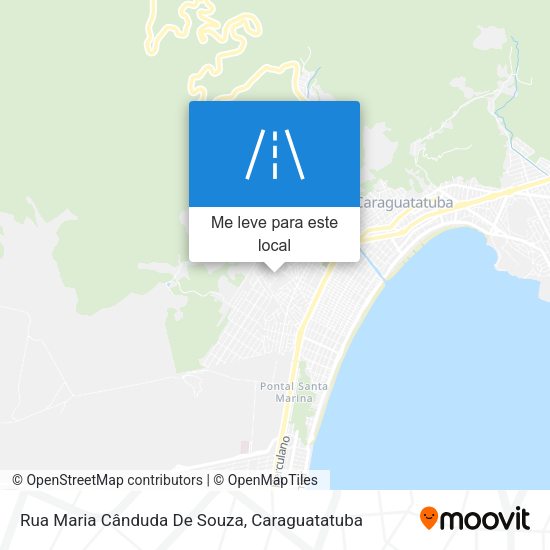 Rua Maria Cânduda De Souza mapa