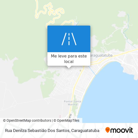 Rua Denilza Sebastião Dos Santos mapa