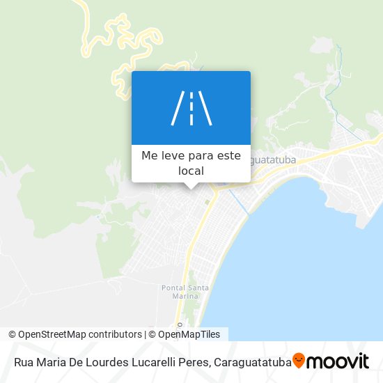Rua Maria De Lourdes Lucarelli Peres mapa