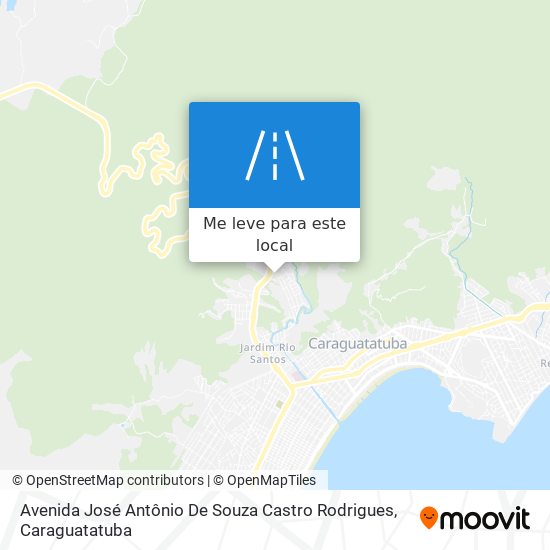 Avenida José Antônio De Souza Castro Rodrigues mapa