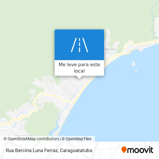 Rua Bercina Luna Ferraz mapa