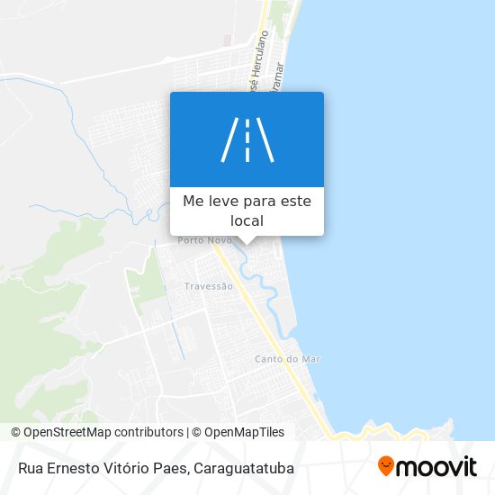 Rua Ernesto Vitório Paes mapa