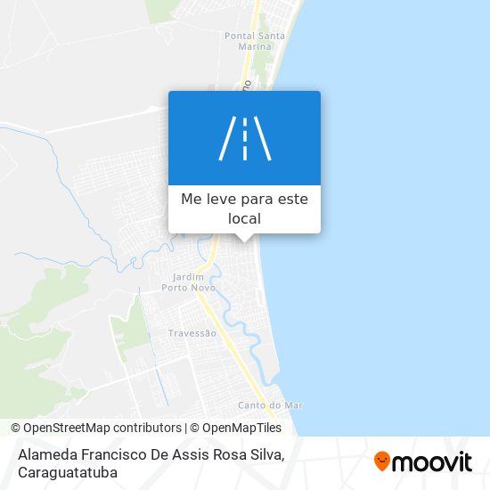 Alameda Francisco De Assis Rosa Silva mapa
