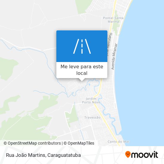 Rua João Martins mapa