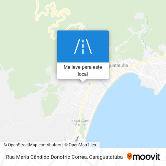 Rua Maria Cândido Donofrio Correa mapa
