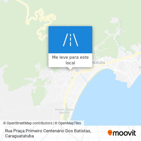 Rua Praça Primeiro Centenário Dos Batistas mapa