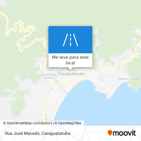 Rua José Macedo mapa