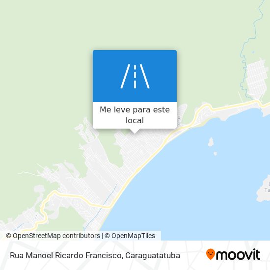 Rua Manoel Ricardo Francisco mapa