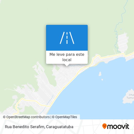 Rua Benedito Serafim mapa