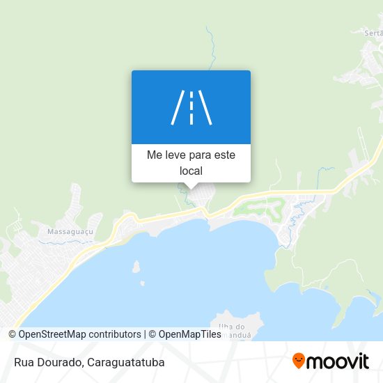 Rua Dourado mapa