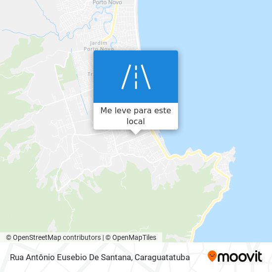 Rua Antônio Eusebio De Santana mapa