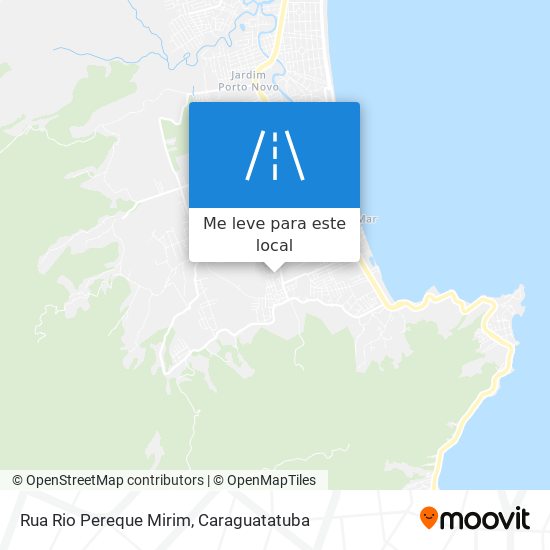 Rua Rio Pereque Mirim mapa